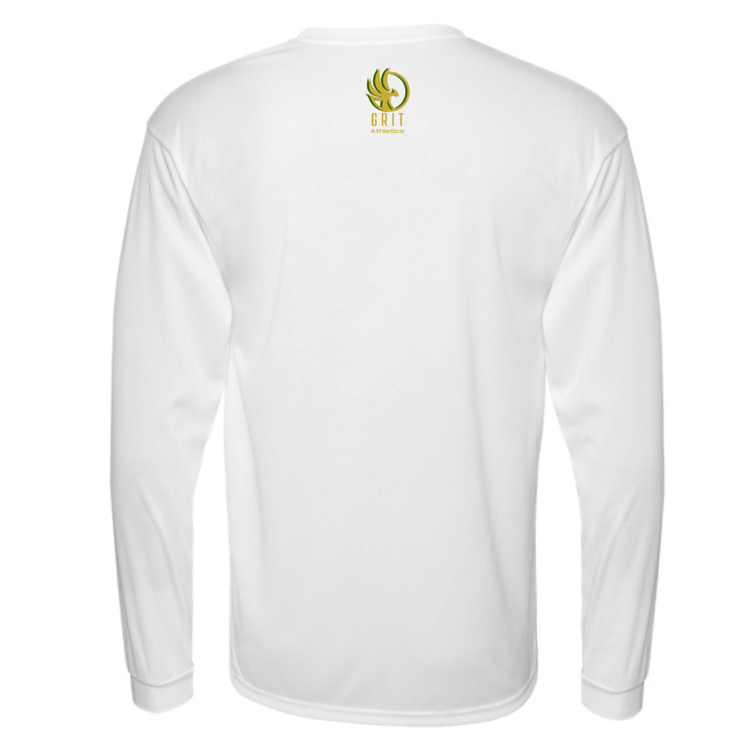 C2 Sport Performance Long Sleeve T-Shirt (unisex) (white) Summer Blast