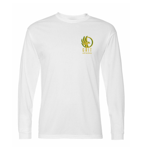 C2 Sport Performance Long Sleeve T-Shirt (unisex) (white)