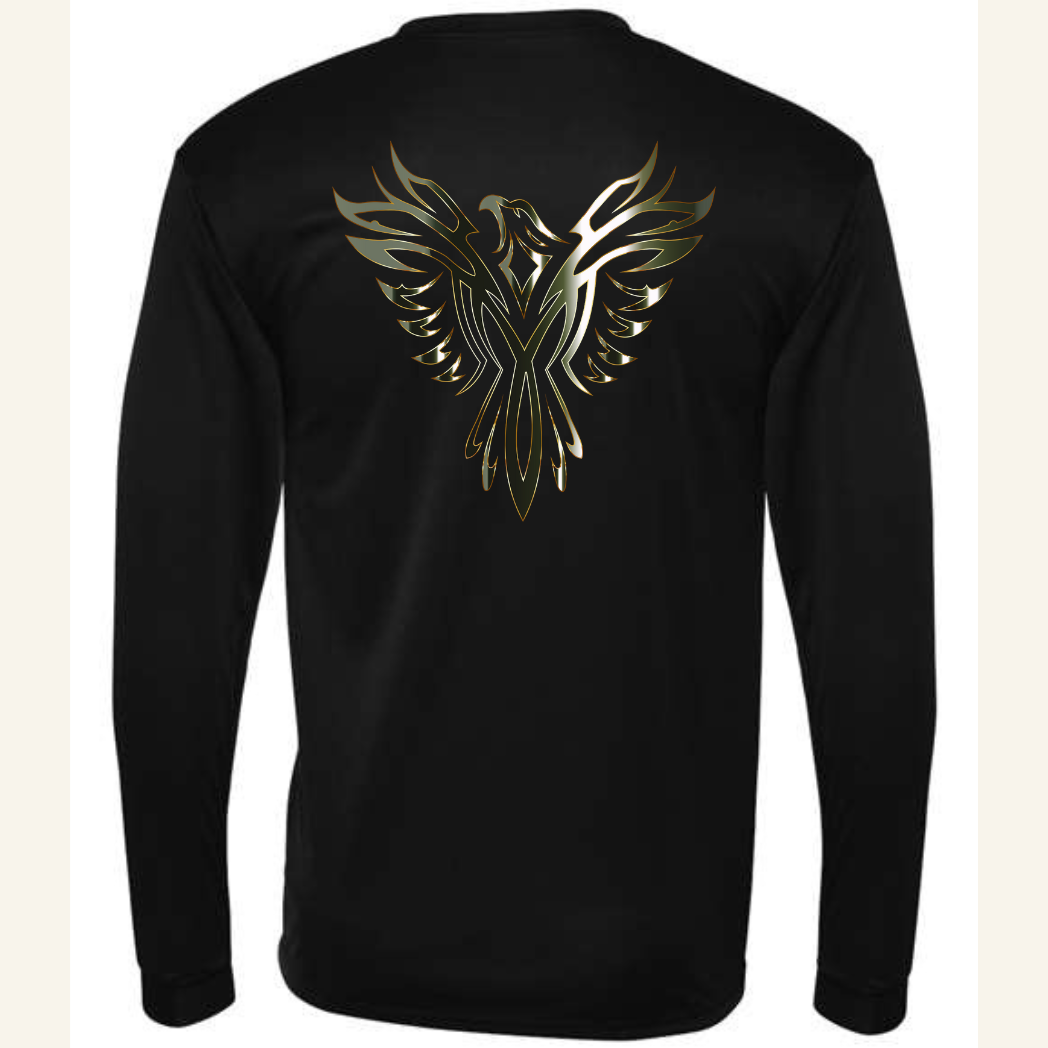 C2 Sport Performance Long Sleeve T-Shirt (unisex) (Black) Summer Blast & Phoenix