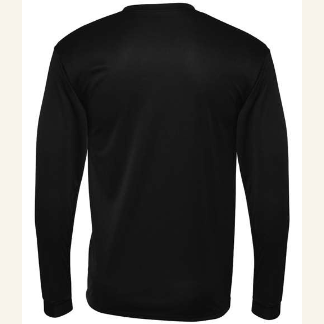 C2 Sport Performance Long Sleeve T-Shirt (unisex) (Black) Grit Athletics