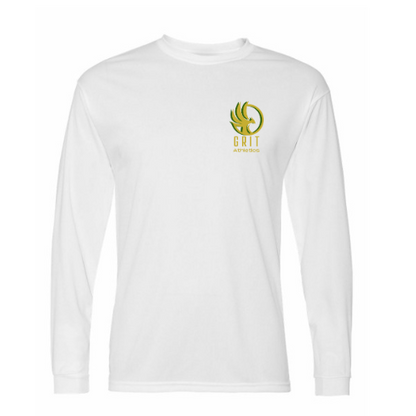 C2 Sport Performance Long Sleeve T-Shirt (unisex) (white)