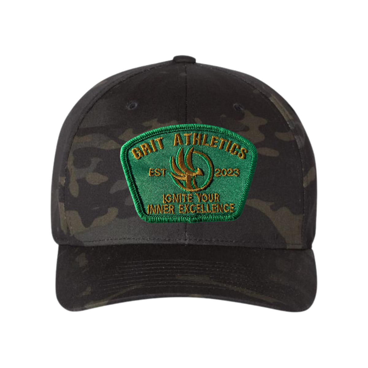 Polycotton Constructed Fitted Camo